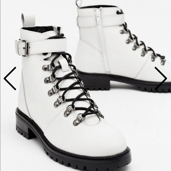 NastyGal D-Ring Hiker Boots - Picture 2 of 5